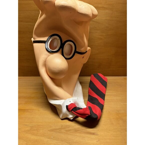 1990s Dilbert Comic Strip Over‎ The Head Rubber Mask Prop Cosplay Full Head - Picture 1 of 8